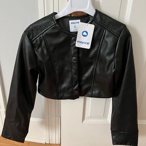 Mayoral Girls Cropped jacket NWT